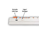Kit Teclado e Mouse Sem Fio – 2.4GHz com Receptor Nano USB