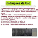 Teclado Bluetooth Dobrável Mini com Touchpad