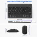Kit Teclado E Mouse Bluetooth