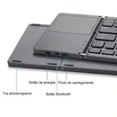 Teclado Bluetooth Dobrável Mini com Touchpad